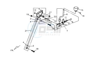 QUAD LANDER 300S drawing SHIFT ROD - SHIFT LEVER