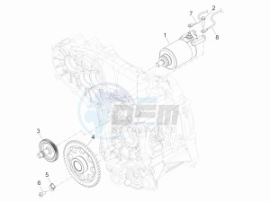 MP3 300 yourban lt erl drawing Starter - Electric starter