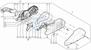 MP3 125 yourban erl drawing Air filter