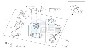 RS 125 drawing Lock hardware kit