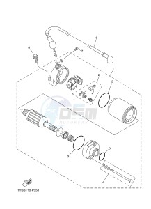 XT250 XT250F SEROW (1YBE) drawing STARTING MOTOR