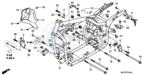 VT750CA9 Ireland - (EK / MME ST) drawing FRAME BODY