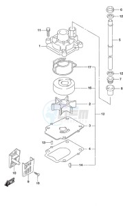 DF 90A drawing Water Pump