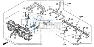 CBR600RAA Korea - (KO / ABS) drawing THROTTLE BODY