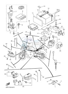 YBR125E (42PK) drawing ELECTRICAL 2