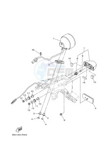 MTM850 MTM-850 XSR900 (B90L) drawing TAILLIGHT