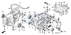 CRF450RB drawing CRANKCASE