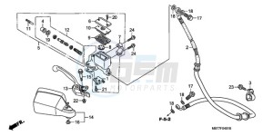 XL1000VA9 E / ABS MKH drawing FR. BRAKE MASTER CYLINDER (XL1000VA)