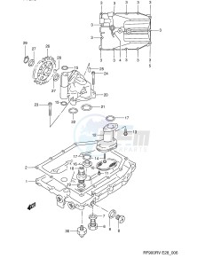 RF900R (E28) drawing OIL PAN - OIL PUMP