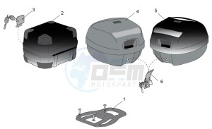 Scarabeo 50 2t (eng. Minarelli) drawing Acc.-Special body parts