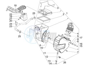 GP 800 drawing Air filter