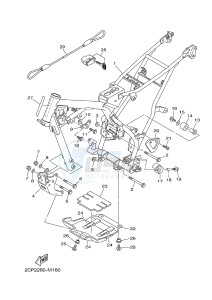 TT-R125 TT-R125LW (2CP6) drawing FRAME