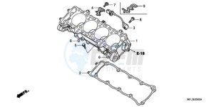 CBR1000RA9 France - (F / ABS CMF MME) drawing CYLINDER