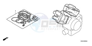 XL700VA9 UK - (E / ABS MKH) drawing GASKET KIT A