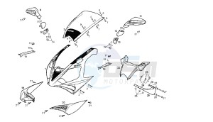 GPR R - GPR REPLICA - 50 CC EU2 drawing COWLING