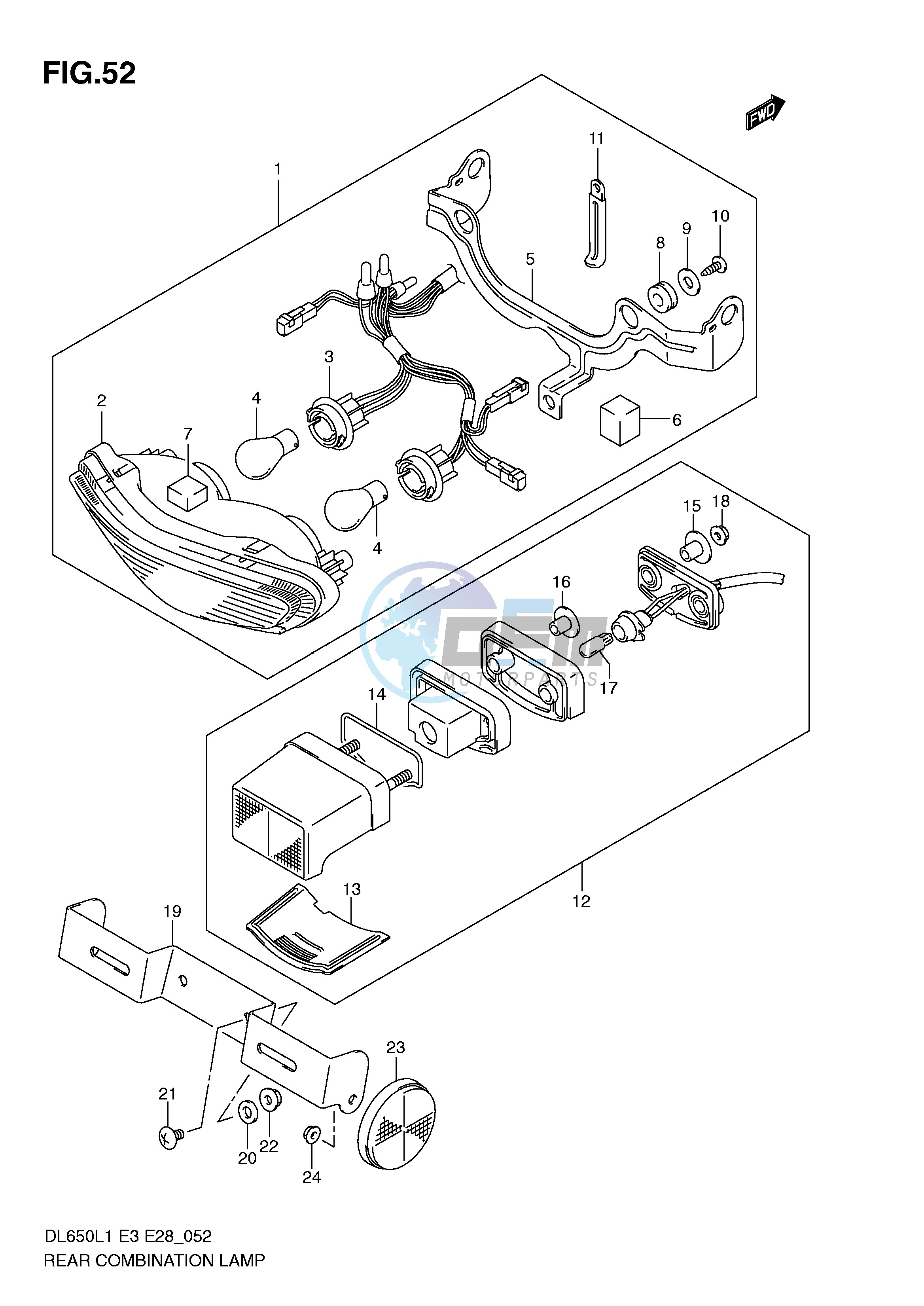 REAR COMBINATION LAMP