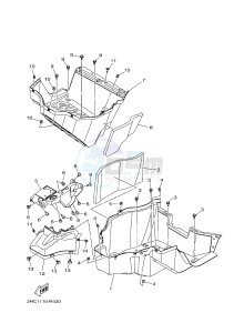 YXZ1000E YXZ10YPXG YXZ1000R EPS (2HC4) drawing STAND & FOOTREST