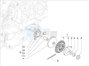 LXV 125 4T ie E3 drawing Driving pulley