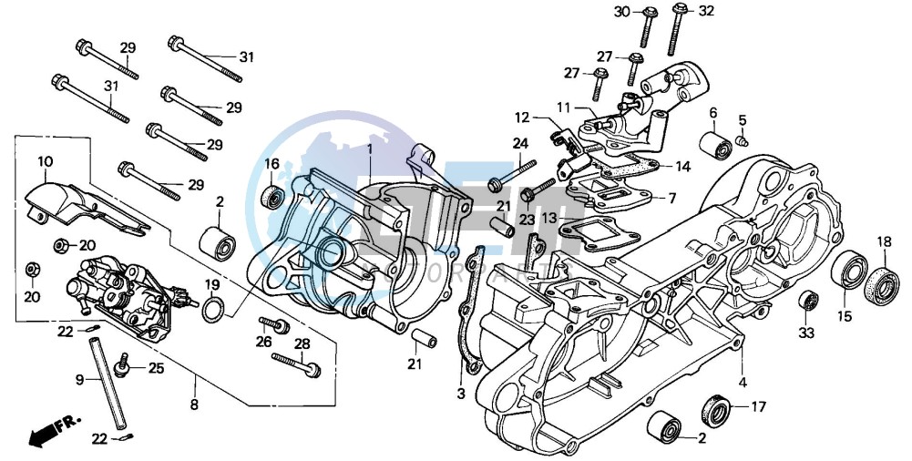 CRANKCASE/OIL PUMP