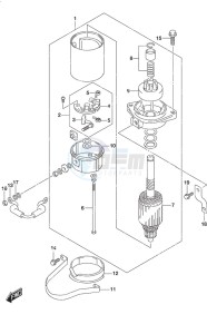 DF 25A drawing Starting Motor