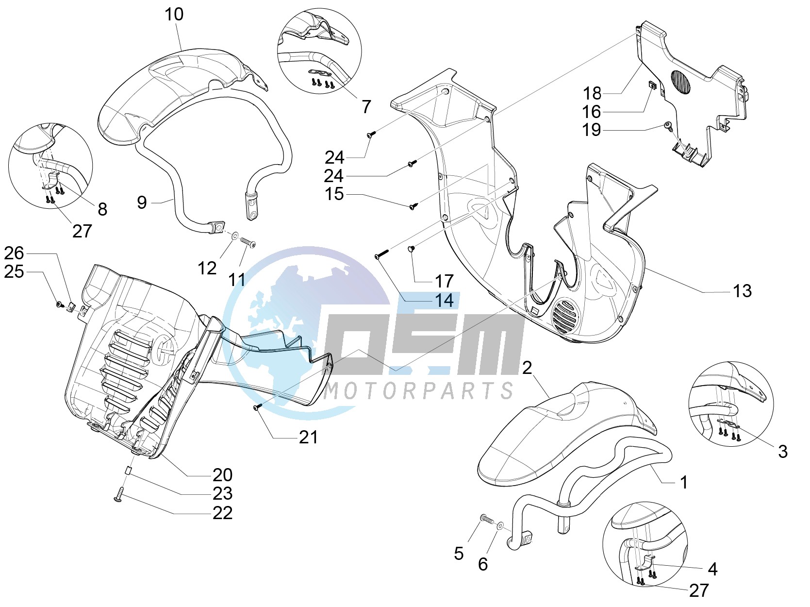 Wheel huosing - Mudguard