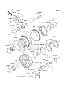 VN 1600 A [VULCAN 1600 CLASSIC] (A6F-A8FA) A8F drawing CLUTCH