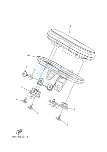 MT-07 MTN690-U (BHH1) drawing METER