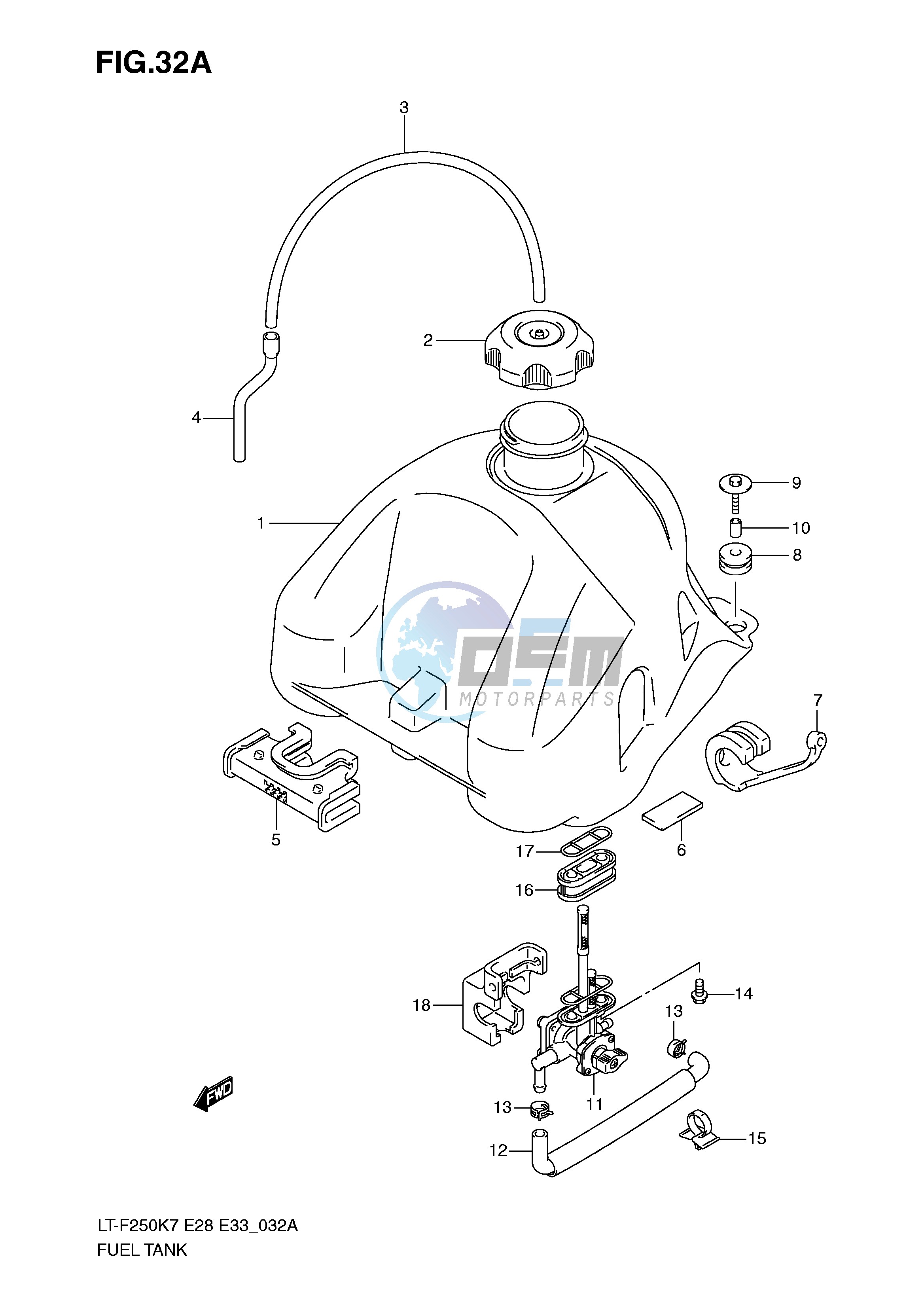 FUEL TANK (MODEL K9 L0)