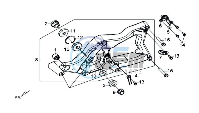 REAR FORK - REAR SUSPENSION