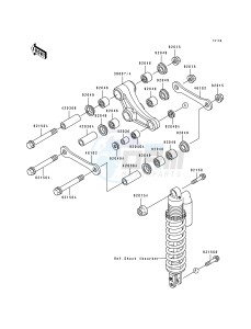 KX 80 R T [KX80] (R4-T4 BIG WHEEL R5) [KX 80 BIG WHEEL] drawing REAR SUSPENSION