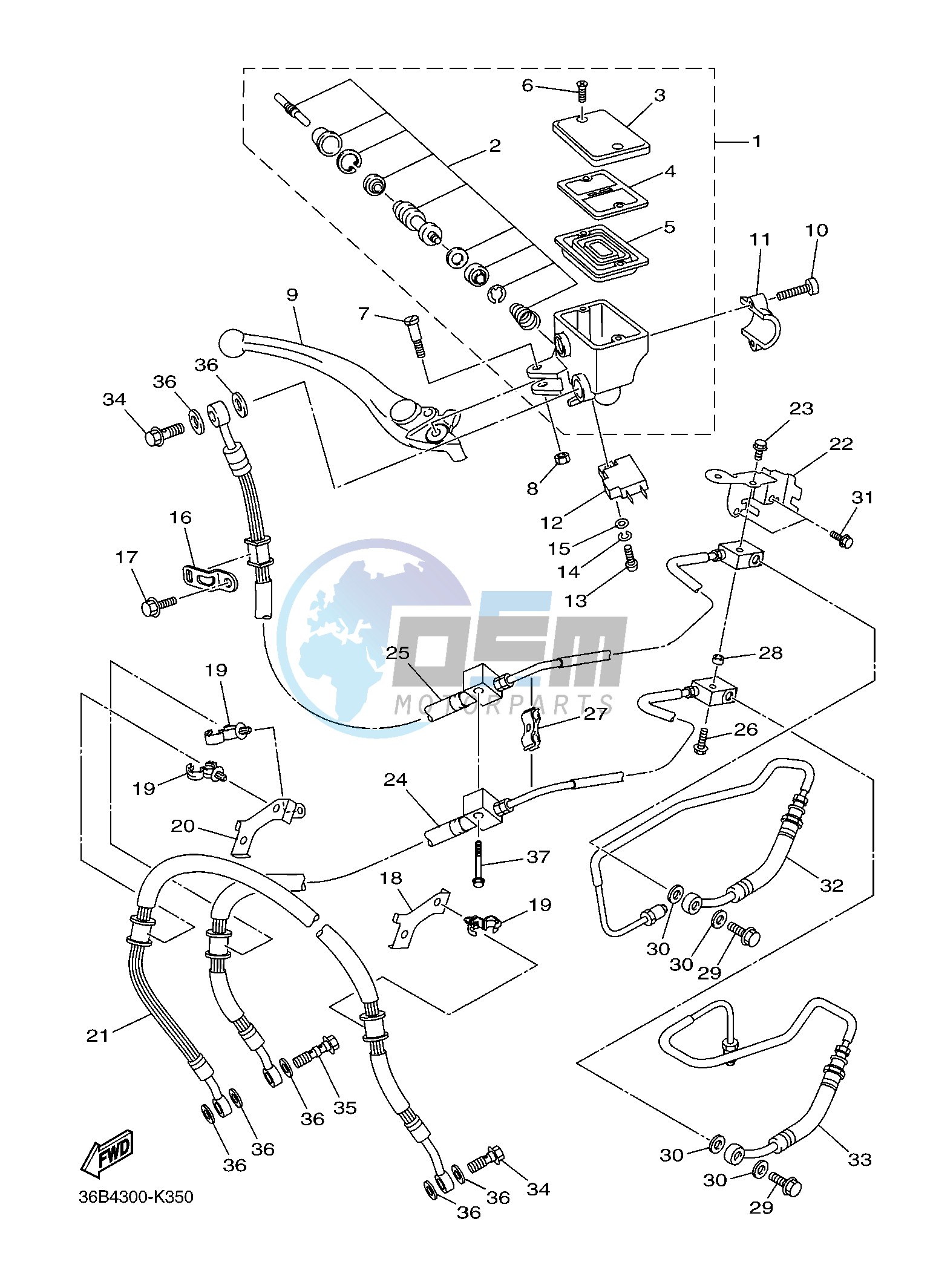 FRONT MASTER CYLINDER