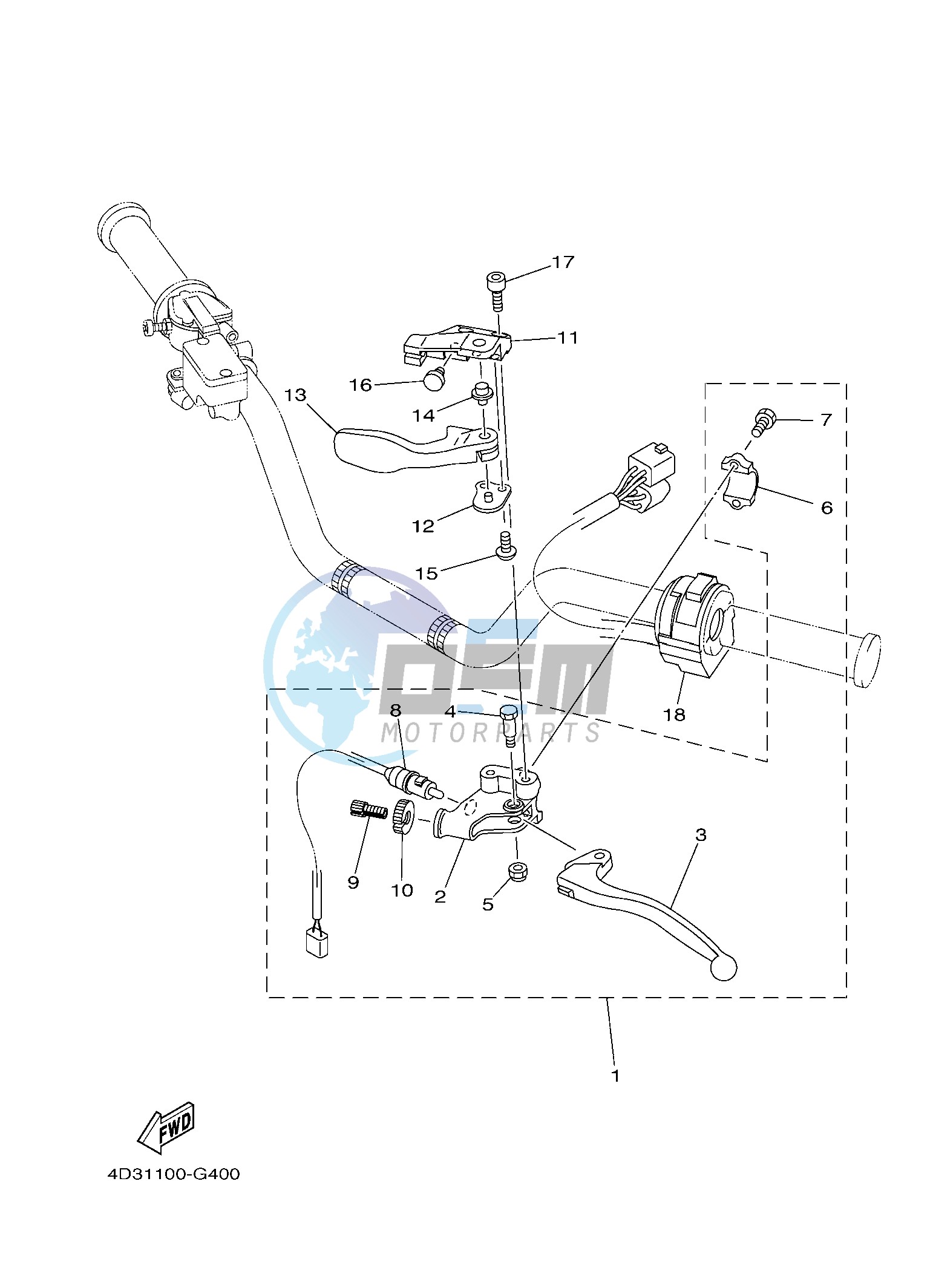 HANDLE SWITCH & LEVER