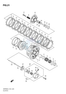 GSF650 (E21) Bandit drawing CLUTCH