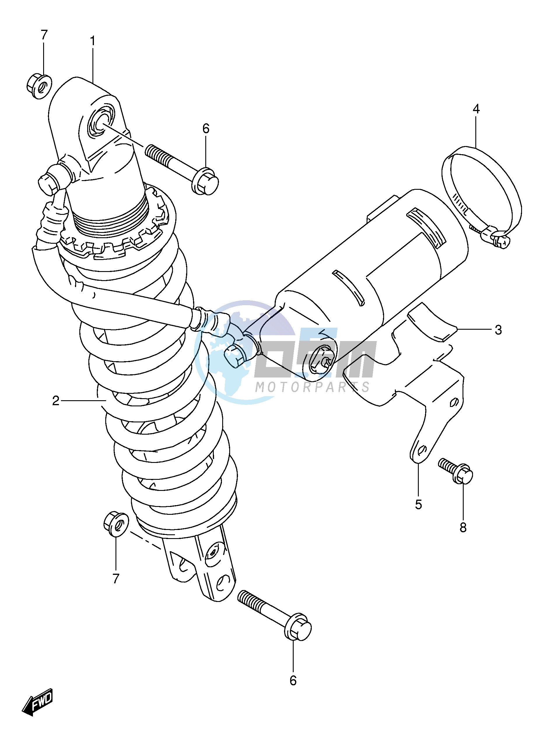 REAR SHOCK ABSORBER