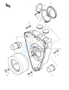 KDX 175 A [KDX175] (A1) [KDX175] drawing AIR CLEANER -- 80 A1- -