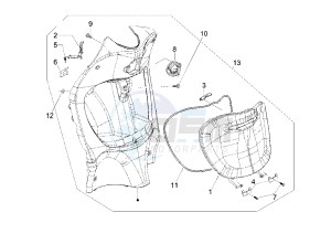 Liberty 4T RST 50 drawing Front glove compartment