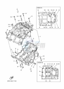 MT-03 MTN320-A (B9A7) drawing CRANKCASE