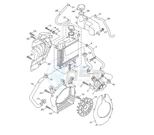 HW XENTER 150 drawing COOLING SYSTEM