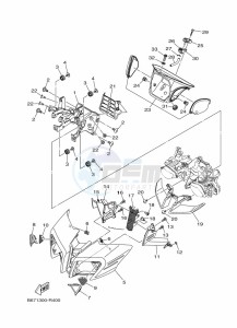 MT-10 MTN1000 (B67X) drawing COWLING 1