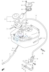 AE50 (E71) drawing FUEL TANK