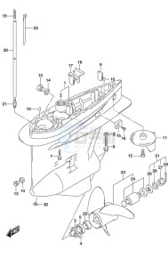 DF 200A drawing Gear Case (C/R)