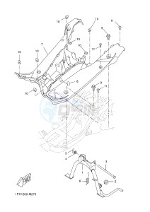 NS50 AEROX (1PH3 1PH3 1PH3 1PH3) drawing STAND & FOOTREST