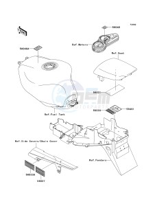 ZX 900 C [NINJA ZX-9R] (C1-C2) [NINJA ZX-9R] drawing LABELS