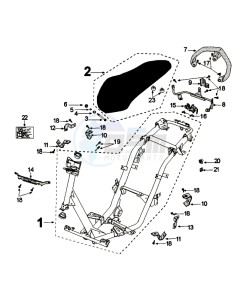 KISBEE A NX drawing FRAME AND SADDLE