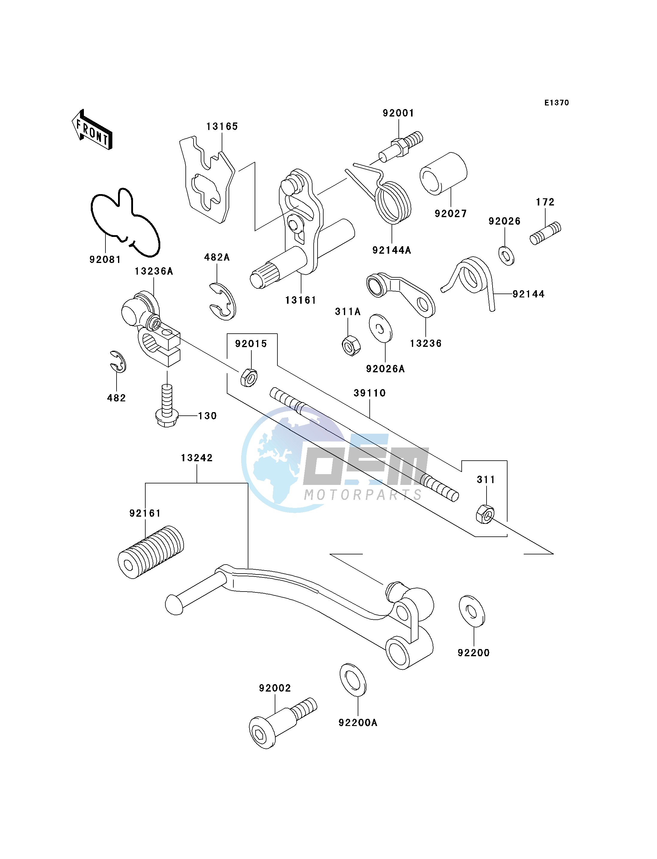 GEAR CHANGE MECHANISM