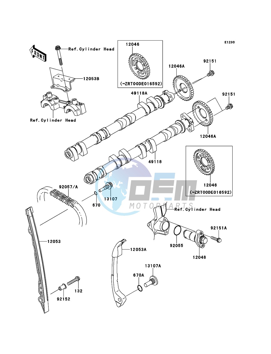 Camshaft(s)/Tensioner