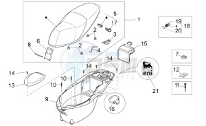 Sport City One 125 4T e3 drawing Central body III