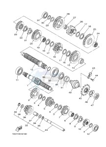 YFM700R YFM70RSSH RAPTOR 700 SPECIAL EDITION 2 (B46B) drawing TRANSMISSION