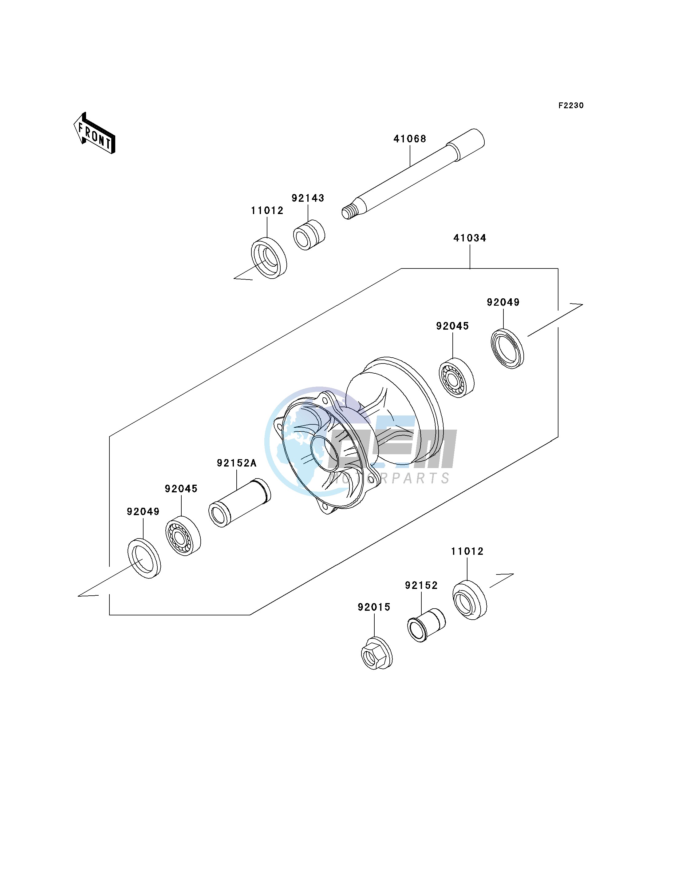 FRONT HUB