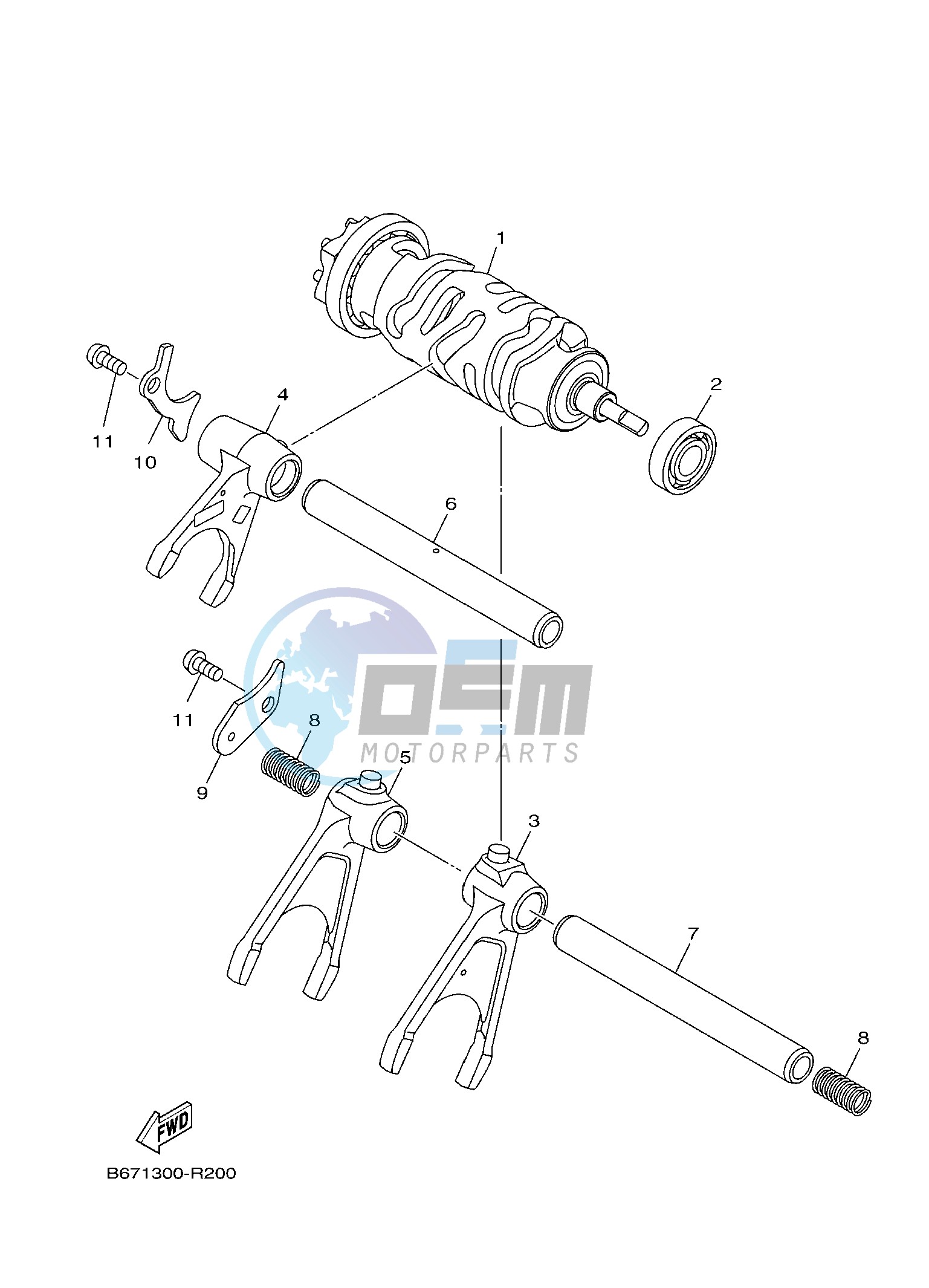 SHIFT CAM & FORK